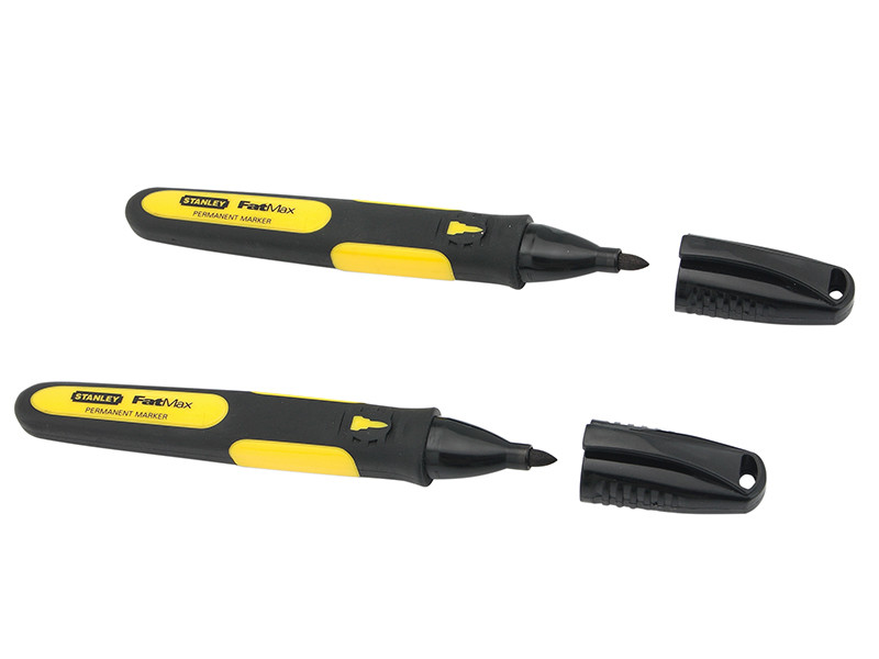 STANLEY STA047312 Marker Black (Pack 2)