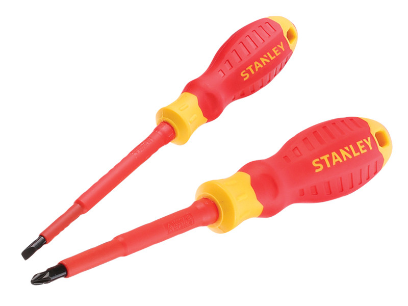 STANLEY STA060030 FatMax® VDE Insulated Screwdriver Set, 2 Piece