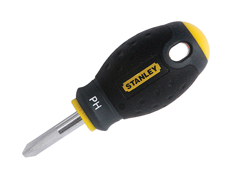 A Stanley Phillips screwdriver with a comfort-grip handle and a hardened steel tip, for general assembly and fastening work.