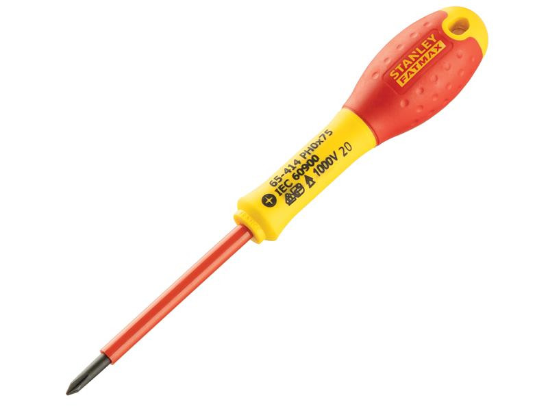 STANLEY STA065414 FatMax® VDE Insulated Screwdrivers Phillips Tip