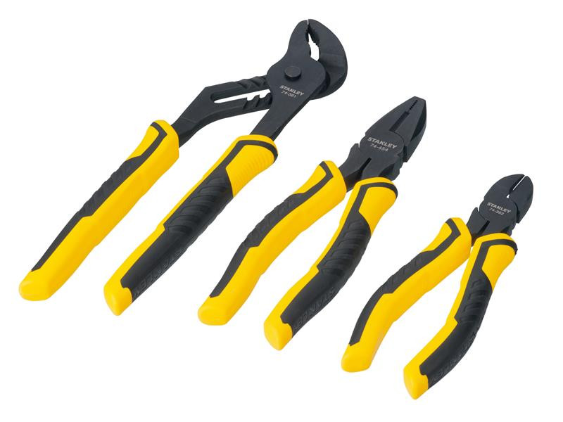 STANLEY STA074471 ControlGrip™ Pliers Set, 3 Piece