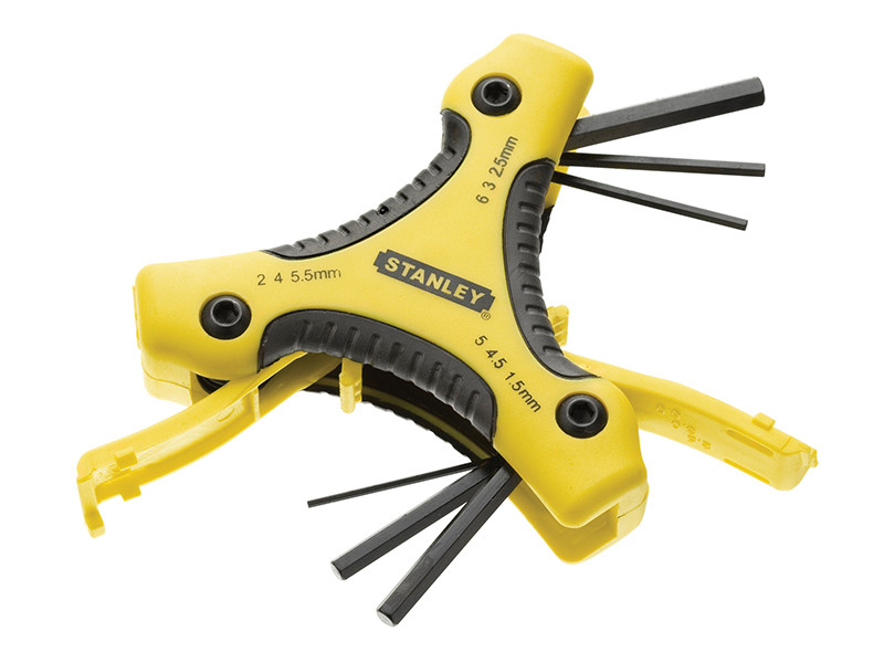 STANLEY STA095935 Triangle Hexagon Key Set, 9 Piece (1.5-6mm)