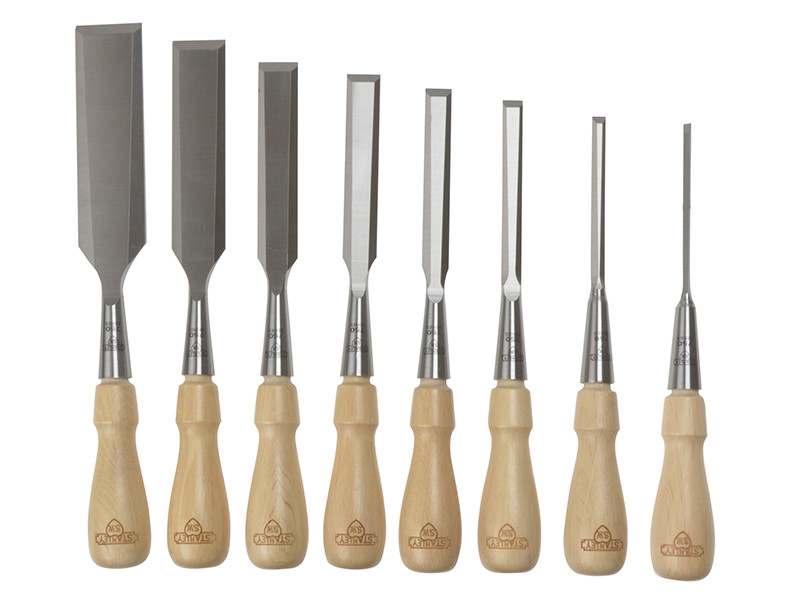 STANLEY STA116793 Sweetheart Socket Chisel Set, 8 Piece: 3 6 8 12 15 18 25 & 32mm