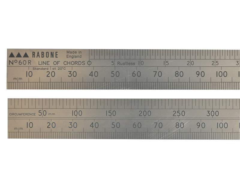 A Stanley measuring rule with clear graduated markings, for accurate layout and measurement work.