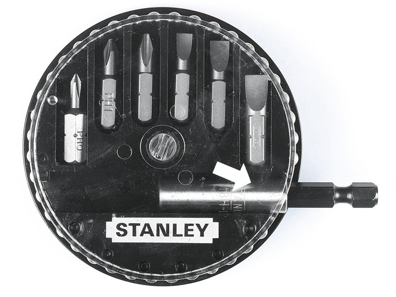 STANLEY STA168735 Slotted/Phillips Insert Bit Set, 7 Piece