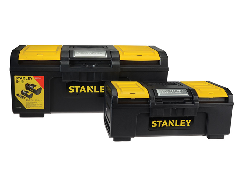 STANLEY STA171184 One Touch DIY Toolbox 2 Pack 1 x 41cm (16in) & 1 x 60cm (24in)