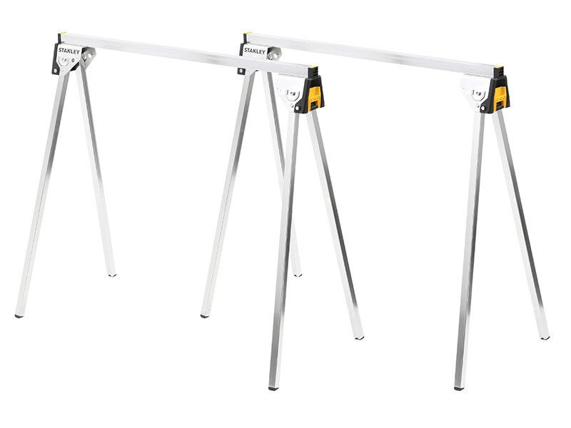 STANLEY STA181337 Essential Metal Sawhorses (Twin Pack)