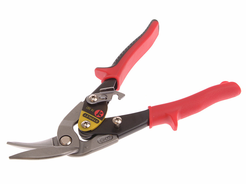 STANLEY STA214567 Offset Aviation Snips Left Cut 250mm (10in)