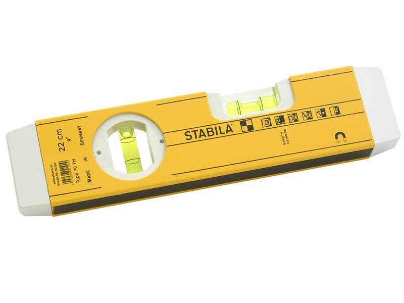 Stabila STB70TM Torpedo Level 22cm Magnetic Base 02190