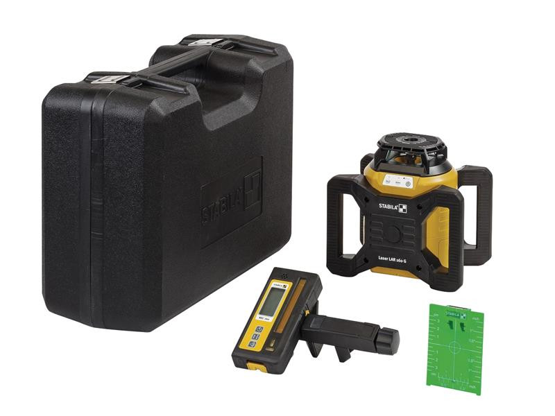 Stabila STBLAR160GS LAR 160 G Rotation Laser Set, 4 Piece