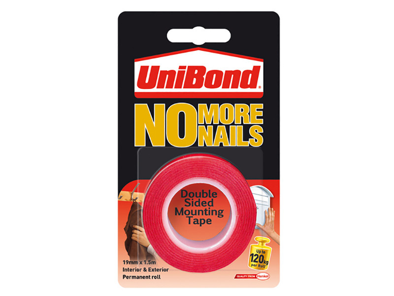 Unibond UNI781746 No More Nails Roll Interior / Exterior 19mm x 1.5m