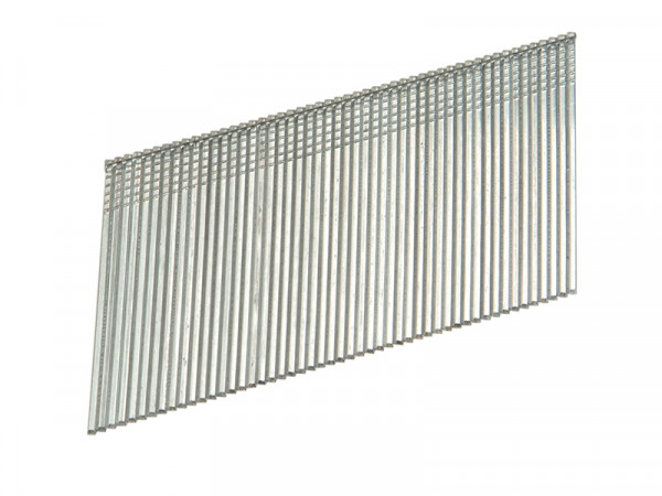 A galvanised wire nail with a flat head and a smooth shank, for general-purpose timber fastening.