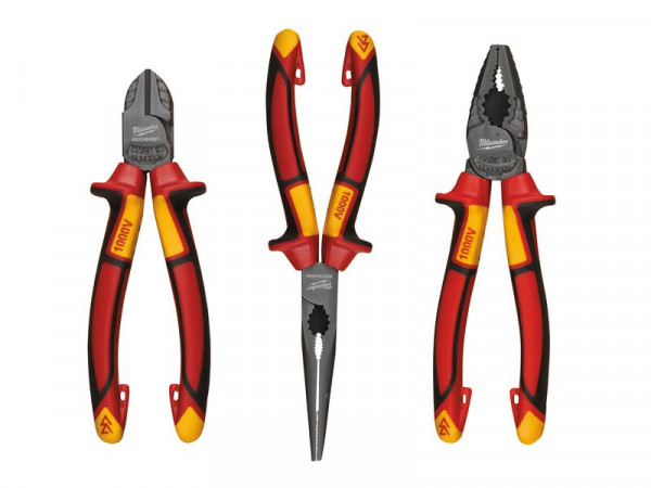 Milwaukee MHT932464575 VDE Pliers Set, 3 Piece