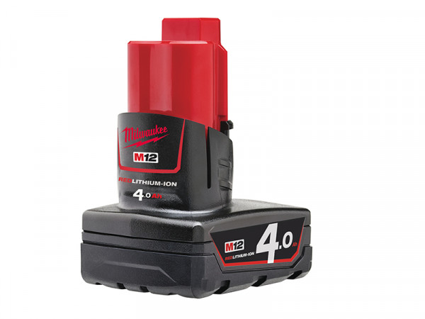 Milwaukee M12 B4 REDLITHIUM-ION™ Battery 12V 4.0Ah Li-ion