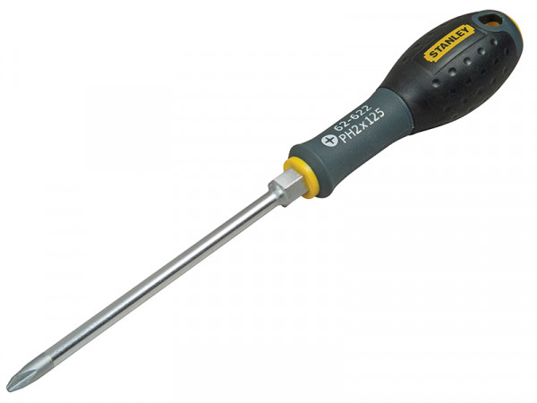 A Stanley Phillips screwdriver with a comfort-grip handle and a hardened steel tip, for general assembly and fastening work.