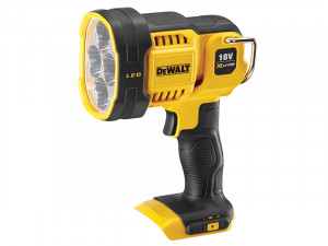 A yellow and black DEWALT cordless power tool, 18V, with an ergonomic grip, designed for use on construction and maintenance tasks.