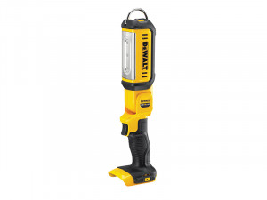 A yellow and black DEWALT cordless power tool, 18V, with an ergonomic grip, designed for use on construction and maintenance tasks.