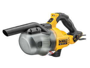 A yellow and black DEWALT cordless power tool, 18V, with an ergonomic grip, designed for use on construction and maintenance tasks.