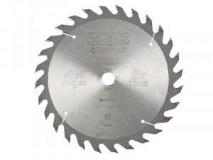 A yellow and black DEWALT cordless circular saw with a motor, an adjustable bevel plate, and a blade guard, for ripping and cross-cutting timber.