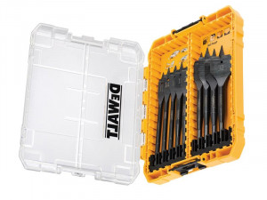 A yellow and black DEWALT cordless power tool, with an ergonomic grip, designed for use on construction and maintenance tasks.