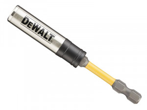 A yellow and black DEWALT cordless power tool, with an ergonomic grip, designed for use on construction and maintenance tasks.