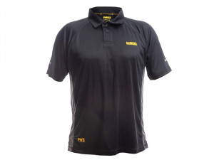A polo shirt designed for use on construction sites and in industrial work environments.,