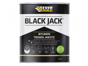 A  cartridge of Everbuild black silicone sealant with a flexible cured finish, for sealing joints around kitchens, bathrooms, and windows.