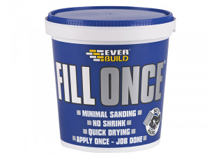 A container of Everbuild construction adhesive or sealant, displayed against a white background.