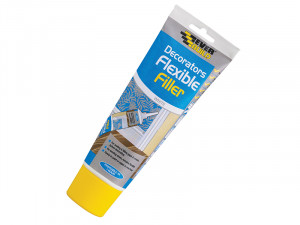 A 200ml tub of Everbuild ready-mixed filler with a smooth white consistency, for repairing cracks and holes in plaster, timber, and masonry.