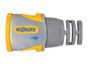 A hose or pipe fitting in metal or plastic, for connecting and sealing fluid lines in plumbing and site applications.