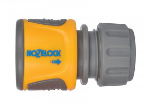 A hose or pipe fitting in metal or plastic, for connecting and sealing fluid lines in plumbing and site applications.