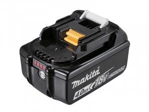 A teal and black Makita 18V 4.0AH lithium-ion slide-pack battery, compatible with the Makita cordless tool range.