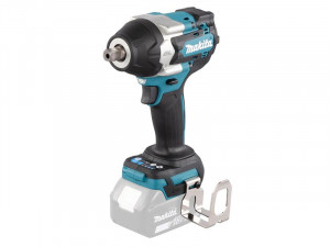 A teal and black Makita cordless impact driver with a 18V motor, a hex-chuck, and variable speed, for high-torque screw driving and fastening.