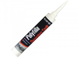 A 290ml cartridge of white flexible acrylic sealant for sealing gaps around door and window frames and skirtings.,