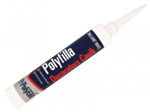 A 380ml tub of ready-mixed filler with a smooth white consistency, for repairing cracks and holes in plaster, timber, and masonry.