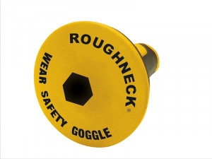A Roughneck hand tool with a metal working end and an ergonomic handle, designed for general construction and maintenance tasks.