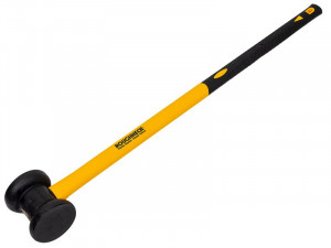 A Roughneck hand tool with a metal working end and an ergonomic handle, designed for general construction and maintenance tasks.
