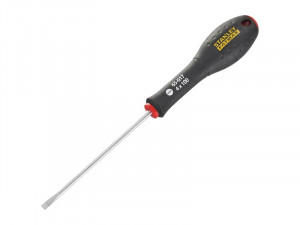 A Stanley multi-tip screwdriver with a comfort-grip handle and a hardened steel tip, for general assembly and fastening work.