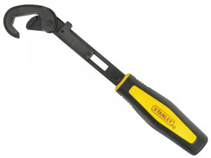 A Stanley spanner or wrench in chrome vanadium steel, for tightening and loosening nuts and bolts.