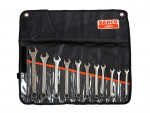 Bahco BAH111MSET11 Chrome Polished Combination Spanner Set, 11 Piece