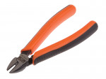 A pair of Bahco pliers with hardened steel jaws and insulated handles, for gripping and bending work.