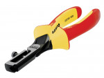 A pair of Bahco pliers with hardened steel jaws and insulated handles, for gripping and bending work.