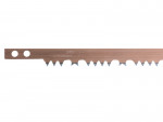 A hand saw with a hardened-point taper-ground blade and an ergonomic handle, for general timber cutting.