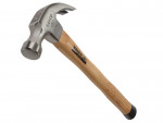A Bahco brand claw hammer with a metal head and a light-colored wooden handle, featuring a curved claw for nail removal and a textured grip at the bottom.