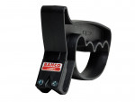 A black, plastic Bahco tool with a handle and two finger holes, featuring a red Bahco logo and two visible screws at the front.