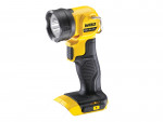 A yellow and black DEWALT cordless power tool, 18V, with an ergonomic grip, designed for use on construction and maintenance tasks.