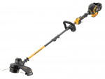 A yellow and black DEWALT cordless power tool, 54V, with an ergonomic grip, designed for use on construction and maintenance tasks.
