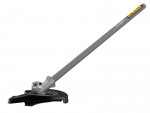 A yellow and black DEWALT cordless power tool, with an ergonomic grip, designed for use on construction and maintenance tasks.
