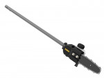 A yellow and black DEWALT cordless power tool, with an ergonomic grip, designed for use on construction and maintenance tasks.