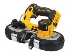 A yellow and black DEWALT cordless power tool, 18V, with an ergonomic grip, designed for use on construction and maintenance tasks.